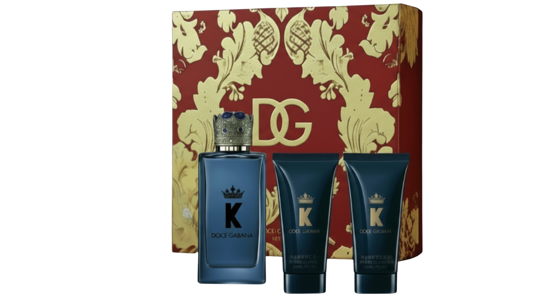 Coffret D&G – Parfum, Gel Douche, Après-Rasage